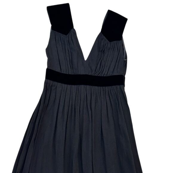 NWT Maje Rudette Open Back Velvet Maxi Dress - Picture 7 of 9